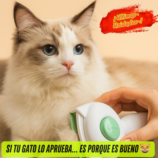 CEPILLO AUTOLIMPIANTE PARA MASCOTAS