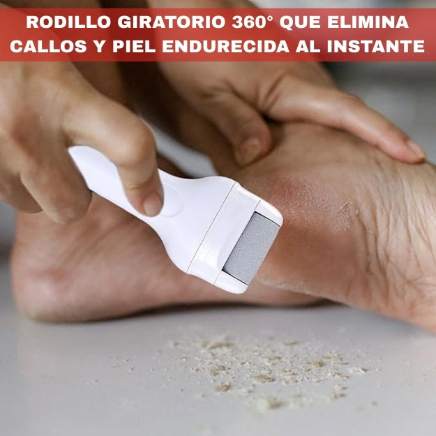 Dile Adiós a los Talones Agrietados – Exfoliador Recargable
