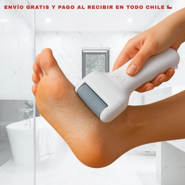 Dile Adiós a los Talones Agrietados – Exfoliador Recargable